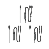 Anker 140W 2-in-1 USB-C to USB-C Cable, 3-pack