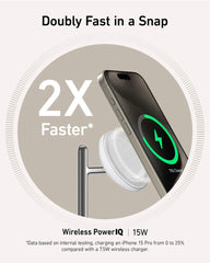 Refurbished Anker MagGo Wireless Charging Station (3-in-1 Stand)