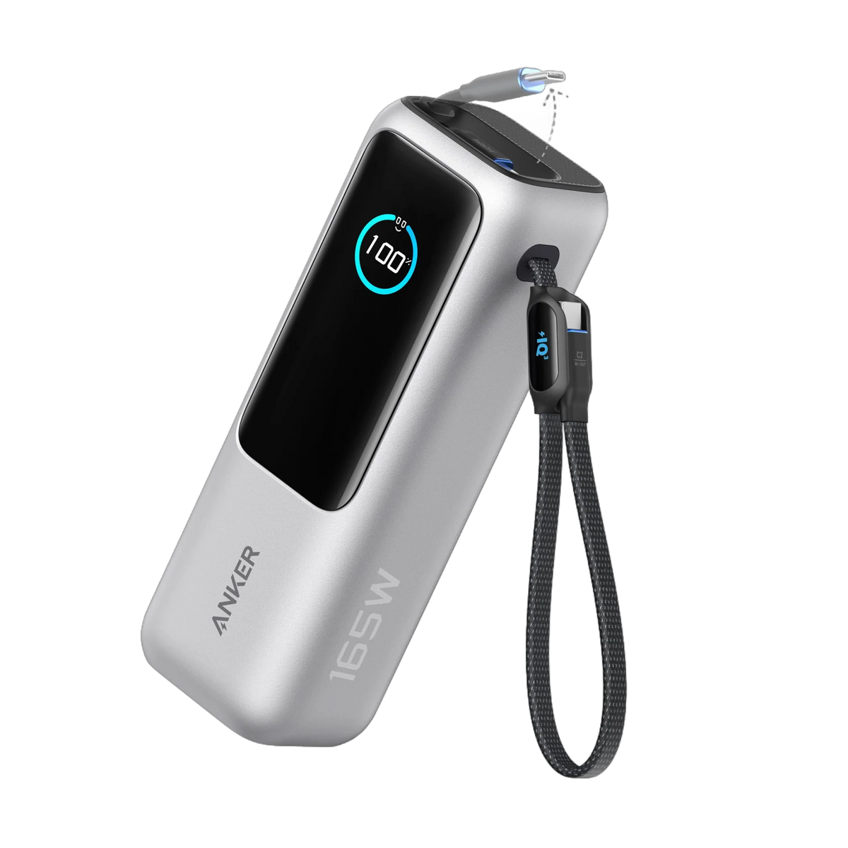Anker Laptop Power Bank (25K, 165W, Built-In and Retractable Cables) | Customizable