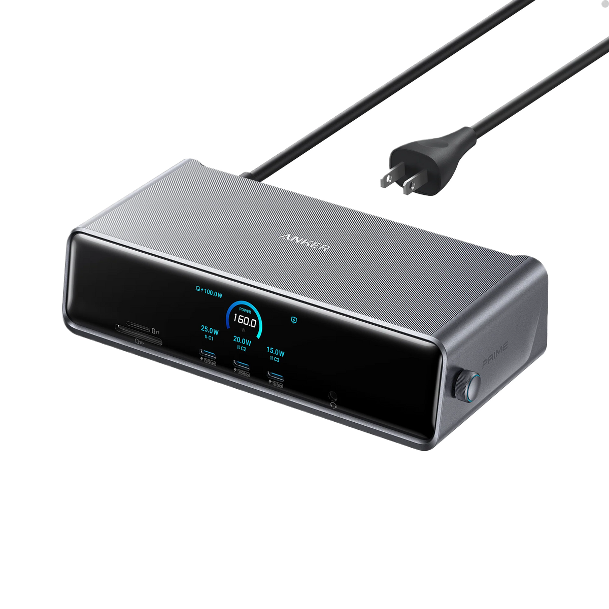 Refurbished Anker Prime Docking Station (14-in-1, Triple Display, DisplayLink) with DL7400